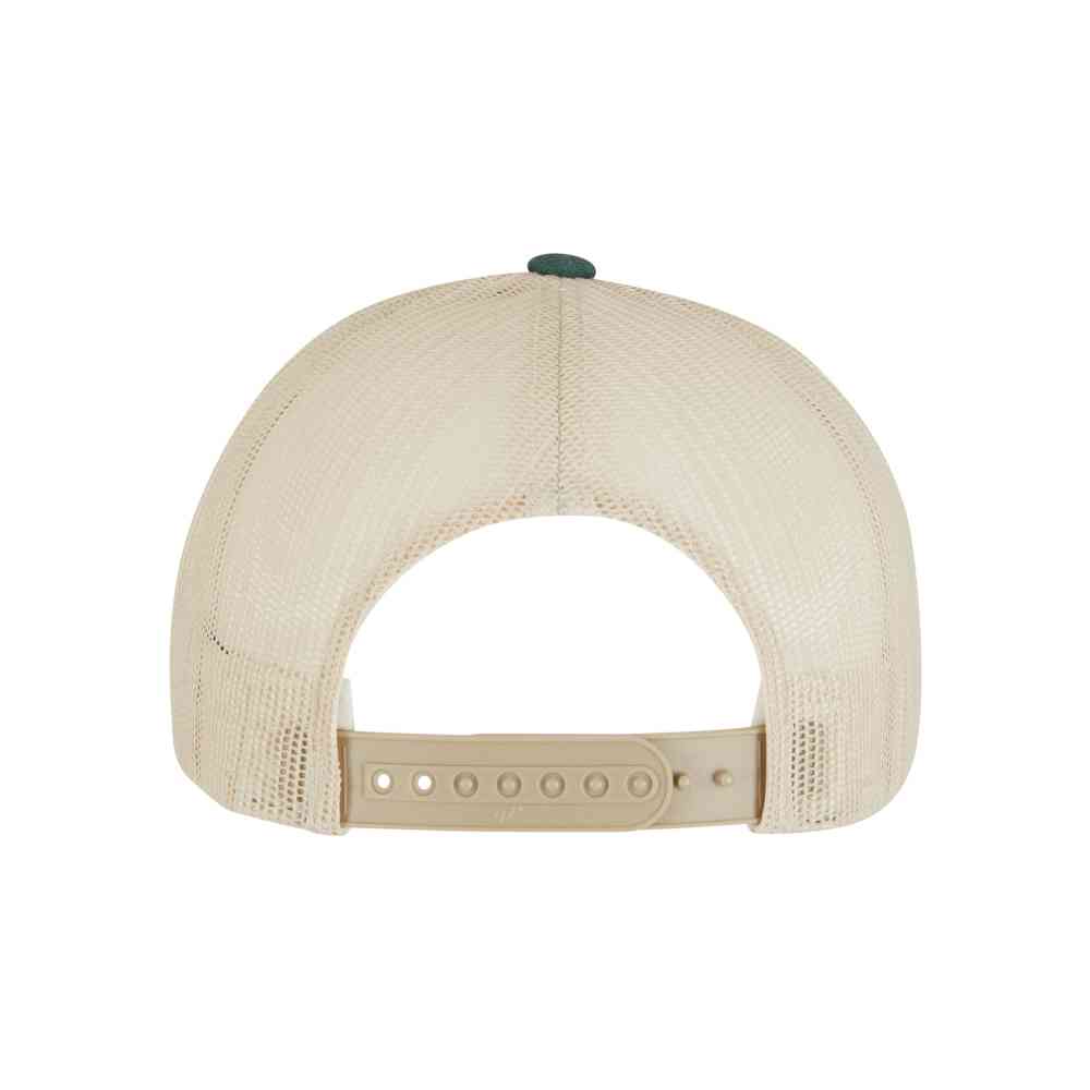 Flexfit - 5-Panel Retro 2-Tone Trucker cap - Green/Beige